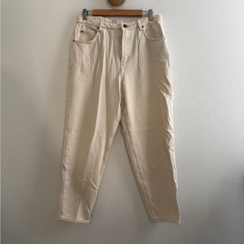 American Vintage Big Carrot Jeans Tineborow in Ecru *Zipper Broken*